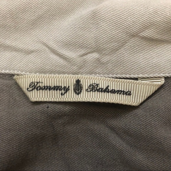 Tommy Bahama Grey Bowling Style Silk Shirt XL - Picture 3 of 4